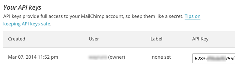 Contact Form 7 MailChimp mailchimp-api