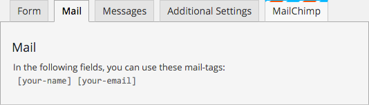 contact form 7 mail tags